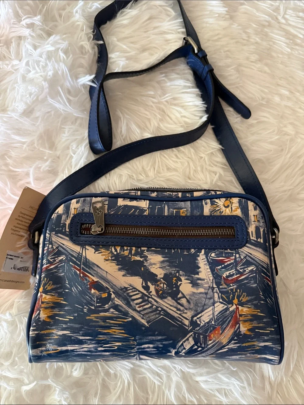Patricia Nash EVIA EXCLUSIVE STYLE Crossbody harbor nights navy